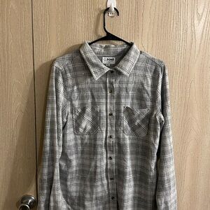 Ci Sono Gray Checkered Men's Shirt